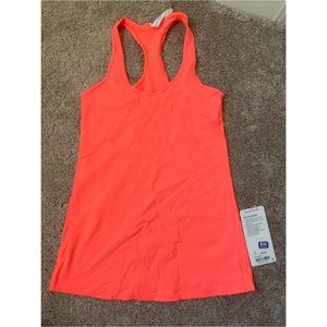NWT Lululemon Cool Racerback tank Size 8 Neon pink
